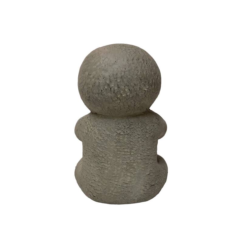 13.75" religious lucky japanese jizo outdoor garden statue