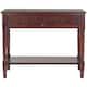 SAFAVIEH Samantha Dark Cherry 2-drawer Console Table - 35.8" x 13.8" x 29.5"
