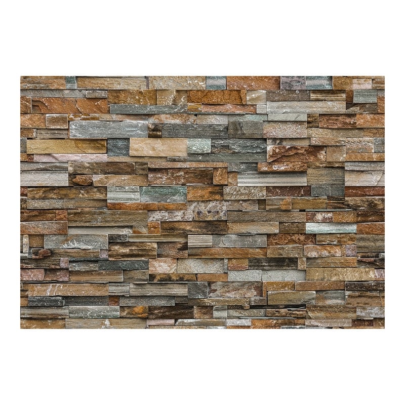 Colorful Stone Wall Mural