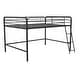 preview thumbnail 11 of 20, Avenue Greene Avery Junior Full Metal Loft Bed Black - Full