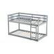 preview thumbnail 87 of 95, Low Loft Bed with Ladder, Solid Rubber Wooden Bed Frame for Multi Children, Floor Bed - Available with or without Slats