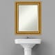 preview thumbnail 36 of 35, Beveled Bathroom Wall Mirror - Parlor Gold Frame