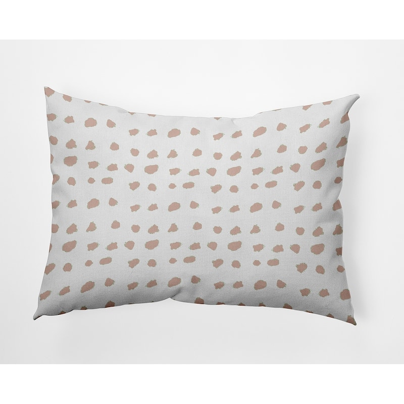 Dot Of Spots Decorative Throw Pillow - Sunwashed Brick - 14" x 20"