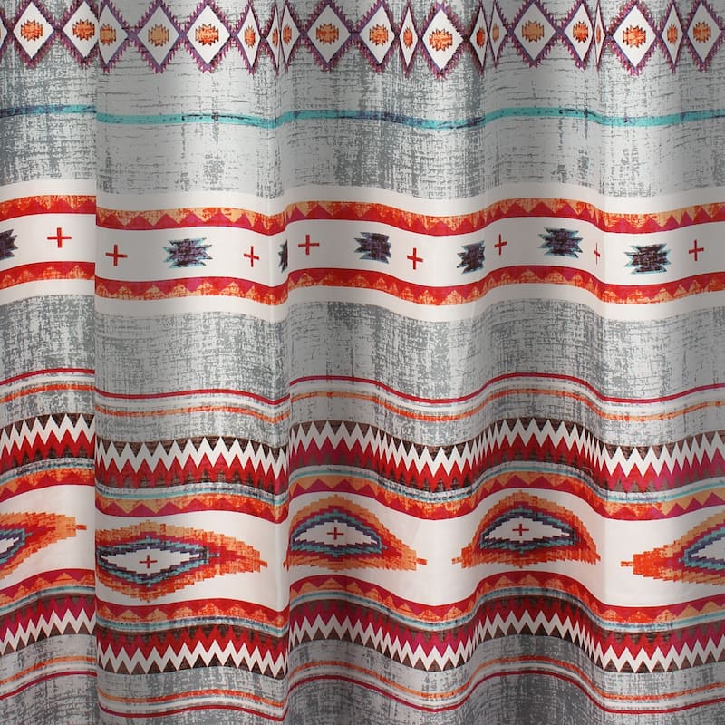 Greenland Home Fashions Kiva Western Boho Shower Curtain 72x72-inch