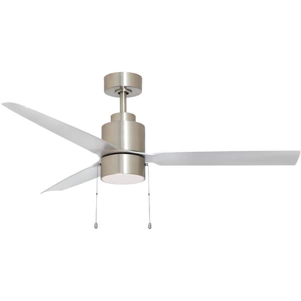 slide 2 of 7, Maxim 88707 Falcon 52" 3 Blade Indoor LED Ceiling Fan Satin Nickel