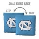 preview thumbnail 4 of 3, North Carolina NCAA Dual Sided Pro Stop & Slide Cornhole Bags