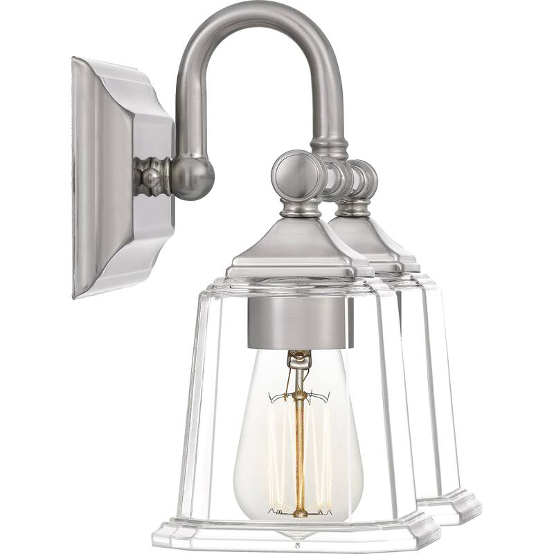 Nicholas 2-Light Bathroom Vanity Light in Brushed Nickel
