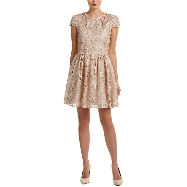 Alice + Olivia Gracia A-Line Dress. Opens flyout.