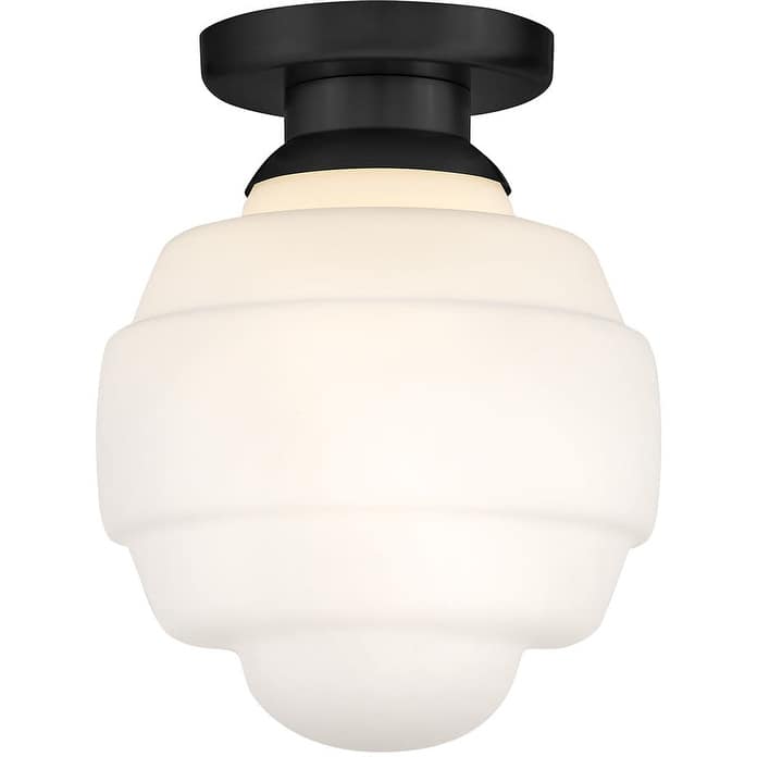 Lark 84323 Penny 12" Wide Semi-Flush Globe Ceiling Fixture