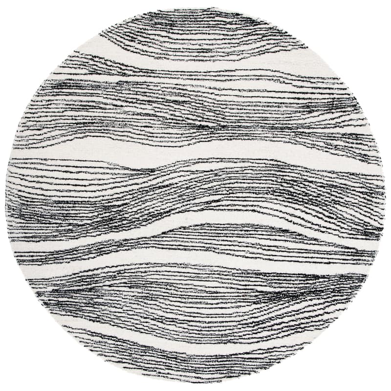 SAFAVIEH Handmade Metro Annarosa Modern Abstract Wool Rug
