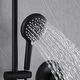preview thumbnail 36 of 44, Modland 5-Spray Shower System - 10" Rainfall, Pressure Balance Valve, Matte Black/Gold/Nickel