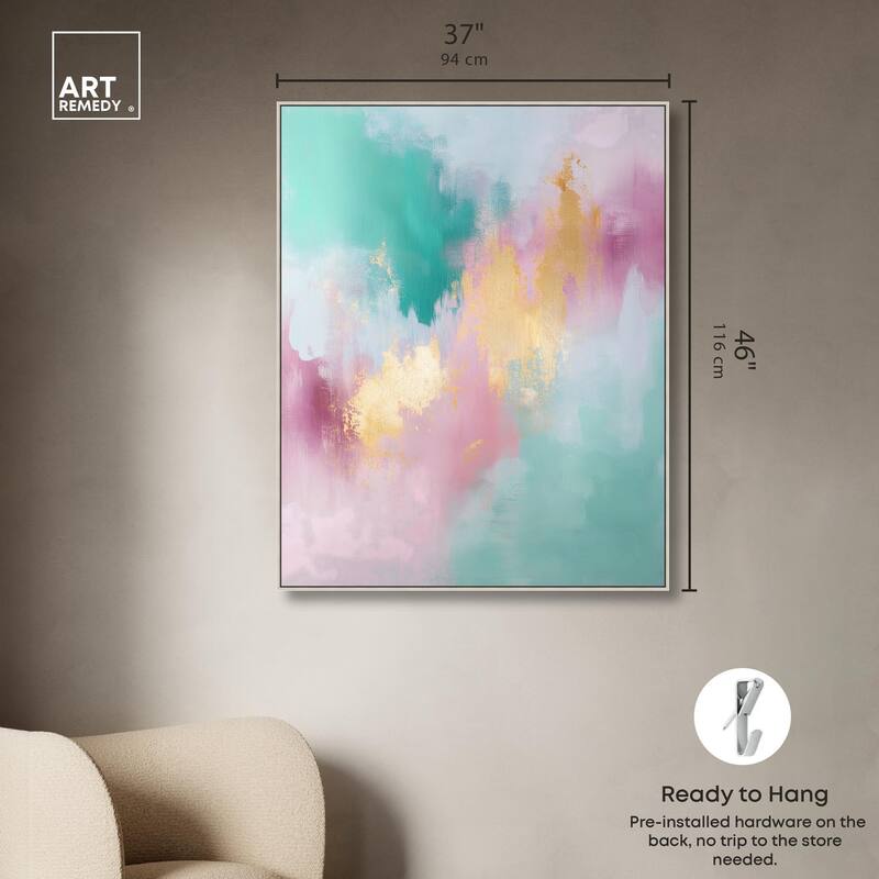 Pastel Dreams Mist Canvas by Art Remedy