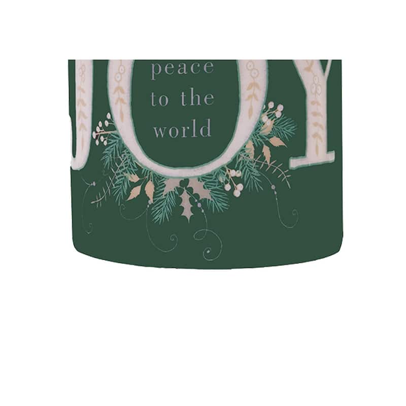 Emerald Christmas Canister Small