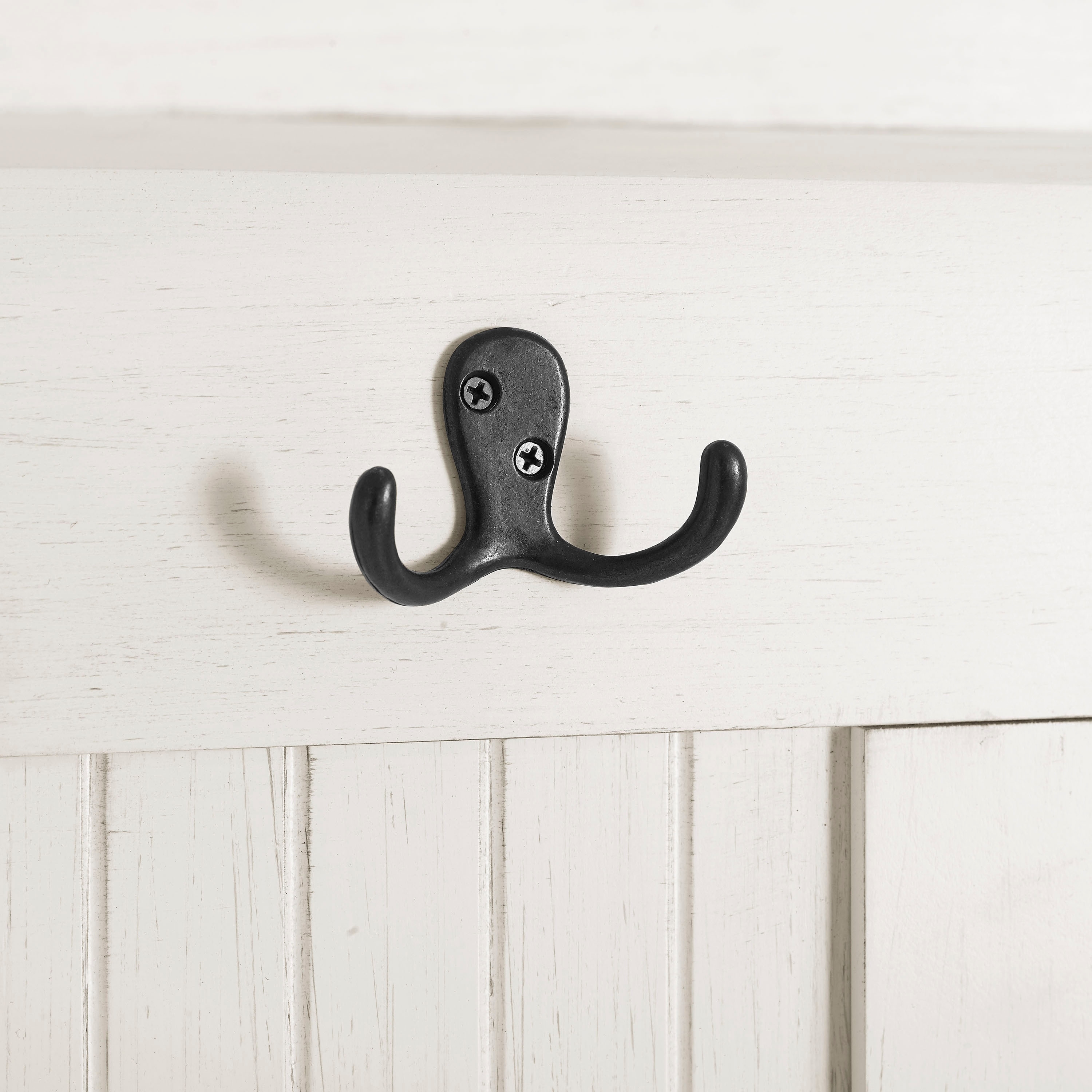 Crosley Seaside Distressed White Hall Tree