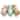Pastel Easter Eggs with Carton Decoration - 6.25" - Set of 9