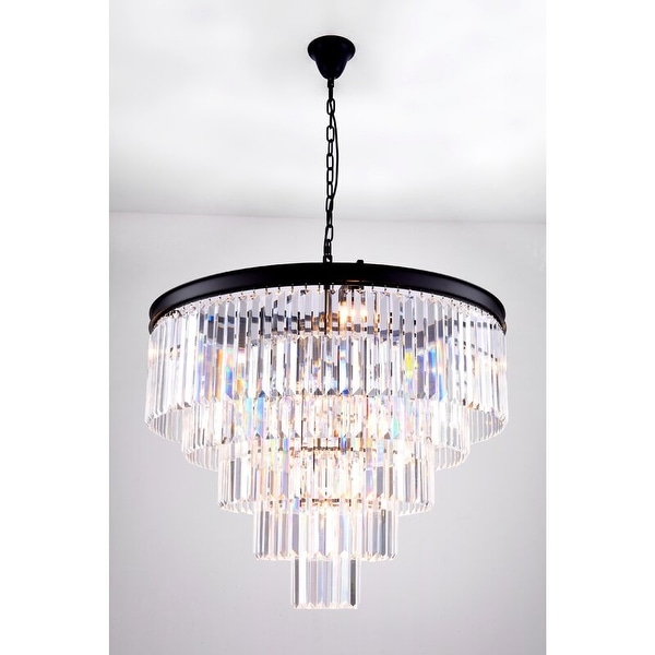Maxax 12 - Light Unique Tiered Chandelier with Crystal Maxax 12 - Light Unique Tiered Chandelier with Crystal
