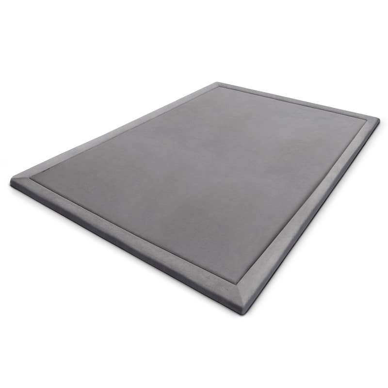 MICRODRY Cushioned Modern Memory Foam Area Rug with Built in Rug Pad - Easy Clean - Stain & Fade Resistant, 5' x 7' - 5' x 7' - Grey