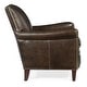 preview thumbnail 2 of 1, Hooker Furniture Jilian 31" Wide Aniline Top Grain Leather Upholstered