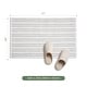preview thumbnail 9 of 25, Martex Restore Cotton Bath Rug Soft Absorbent Quick-Dry Stripe