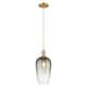 Option Brushed Brass / Slate Shade