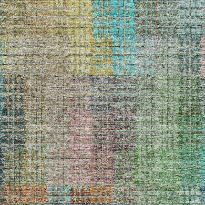 HomeRoots Abstract Transitional Rectangle Outdoor Rug