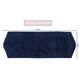 Home Weavers Waterford Collection Absorbent Cotton Machine Washable and Dry Runner Rug