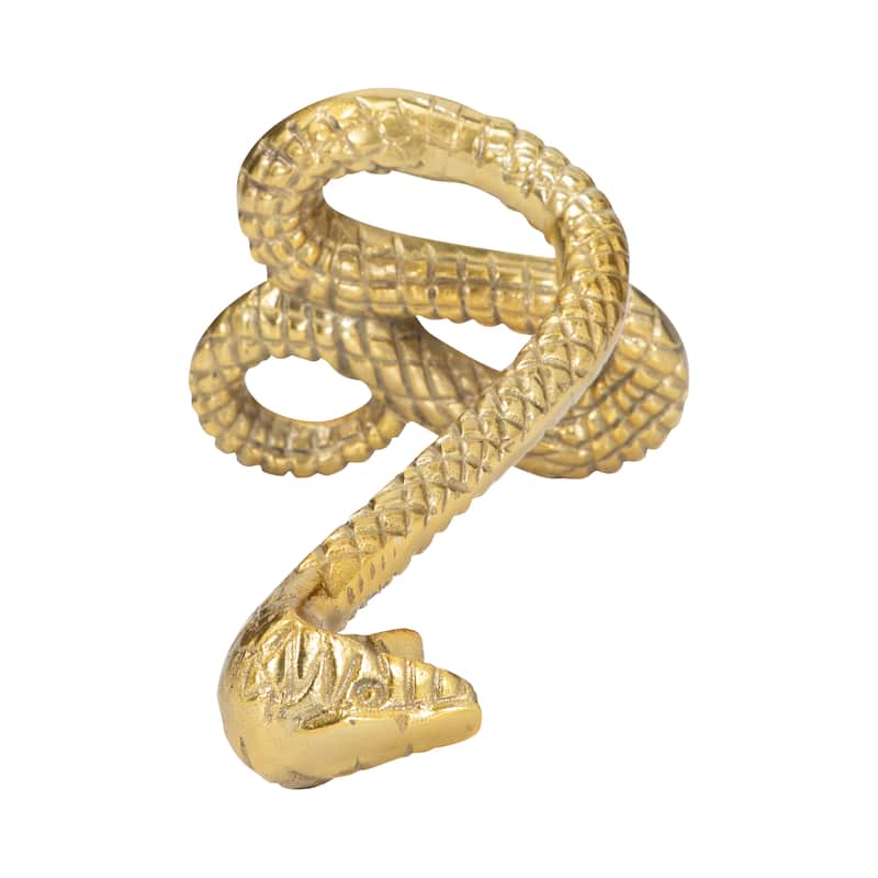 Sagebrook Home Modern Glam Fake Snake Sculpture/Figurine