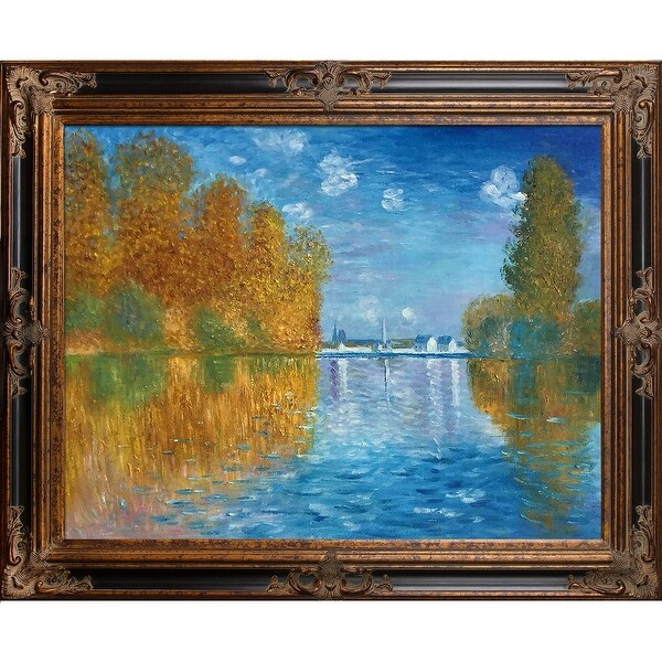 Autumn at Argenteuil Claude Monet Framed Hand Painted Oil on Canvas