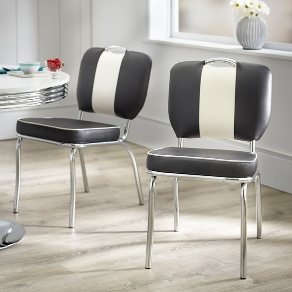 Simple Living Raleigh Retro Dining Chairs Set of 2 On Sale