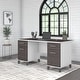 preview thumbnail 8 of 48, Bush Furniture Somerset 60W Office Desk in Ash Gray