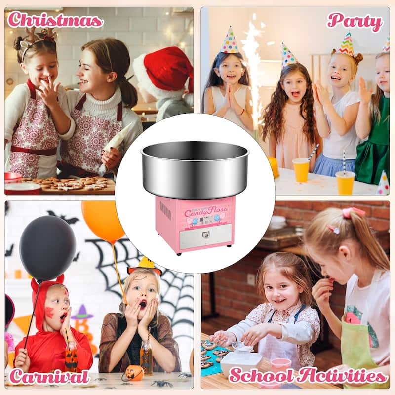 1200W Commercial Cotton Candy Machine Countertop