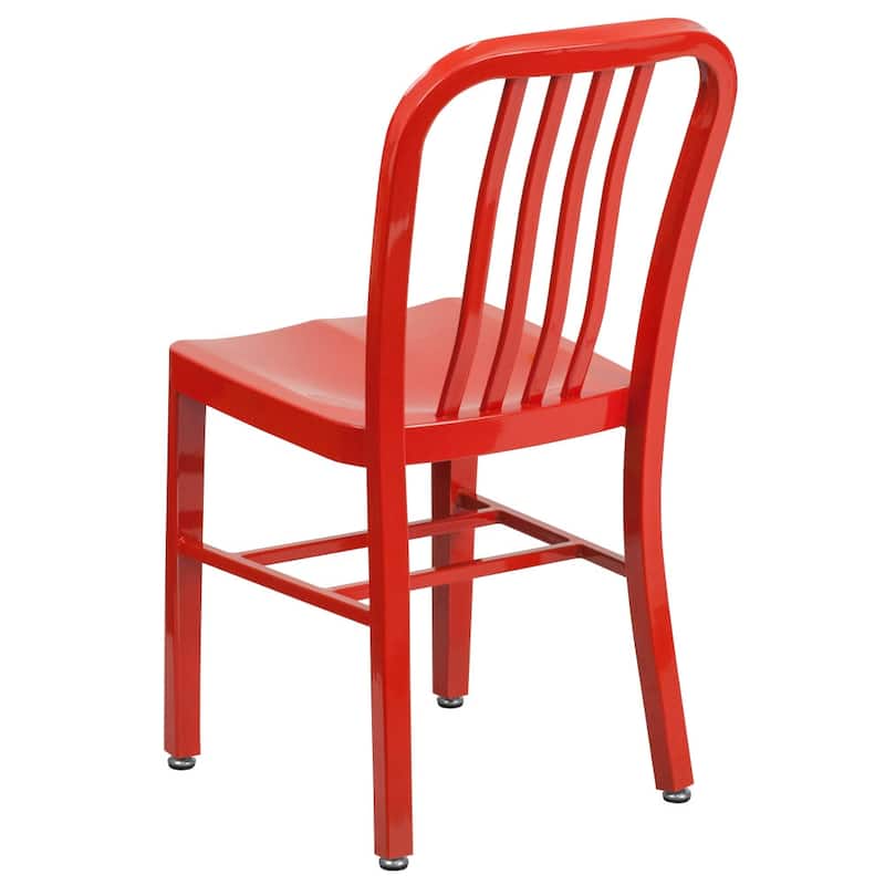 Metal Indoor-Outdoor Chair - 15.5"W x 20"D x 33.25"H
