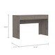 preview thumbnail 7 of 5, Modern Computer Desk with Two Drawers and 25" Legroom Space, 47" Wide