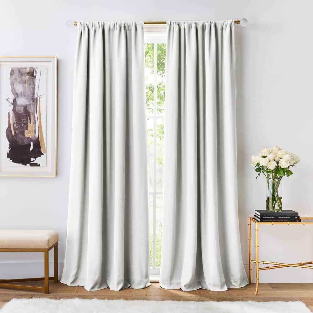 Karl Lagerfeld Paris Silky Cloud Blackout Curtain Panel Pair