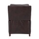 preview thumbnail 66 of 166, Brigida Multifunctional Modern Genuine Leather Nailhead Trim Recliner with Adjustable Footrest Set of 2 by HULALA HOME