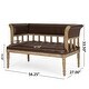 preview thumbnail 16 of 50, Loyning Traditional Upholstered Tufted Loveseat by Christopher Knight Home - 56.25" L x 27.00" W x 33.50" H