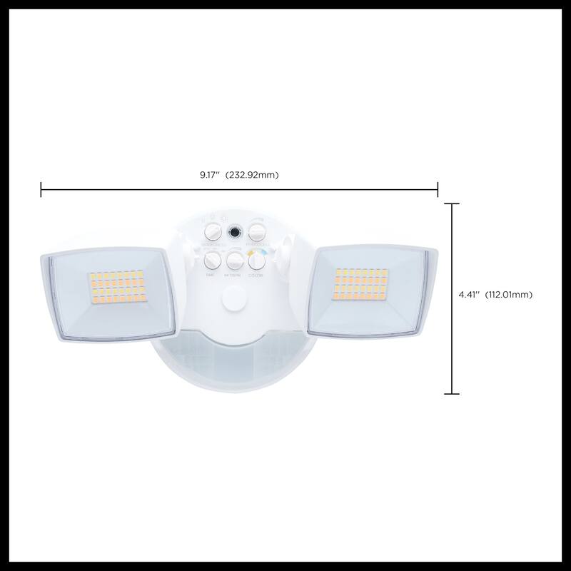 Nuvo Lighting 65/997 Double Light 9-3/16" Wide Adjustable LED Outdoor