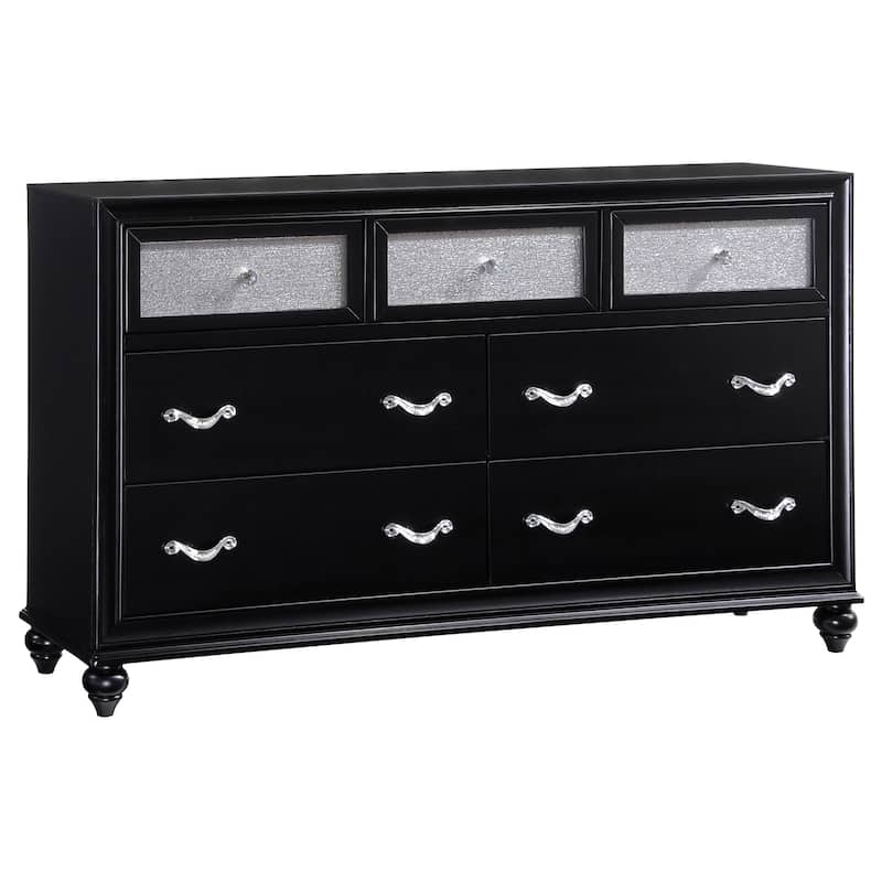 Barzini 5-Piece Bedroom Set with Upholstered Headboard