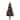National Tree Company Halloween Black Entrance Tree with String of Orange Lights, 4 feet