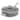 4.5 Quart Nonstick Aluminum Saute Pan with Lid in Matte Grey