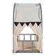 preview thumbnail 6 of 14, Kids Extended Bed With Arched Roof Light Strip Interactive Whiteboard DIY Decoration