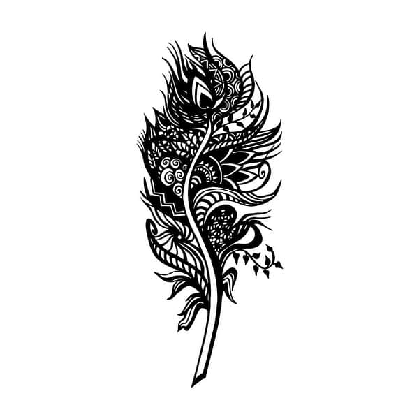 Shop Feathers Wall Decal Vinyl Sticker Tribal Boho Bohemian Overstock 31719018