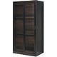 preview thumbnail 11 of 13, Palace Imports 100% Solid Wood 2-Sliding Door Wardrobe Armoire with Mirrored, Closed Louvered or Raised Panel Doors