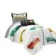 preview thumbnail 15 of 26, Lush Decor Racing Cars Reversible Oversized Comforter Set