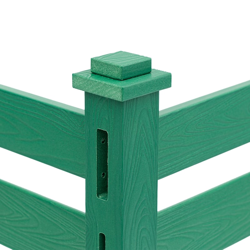 Courtyard Privacy Fence No Pit Digging Type, More Convenient For Outdoor Installation,2,4-Panel - 39.3 in. W x 35.6 in. H