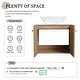 preview thumbnail 62 of 62, Beingnext 24"/30" Single Bathroom Vanity with Sink, Floating Bathroom Vanity with 2 Soft Close Doors