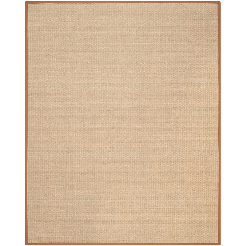 SAFAVIEH Natural Fiber Zymryd Basketweave Seagrass Rug - 9' x 12' - Natural/Brown
