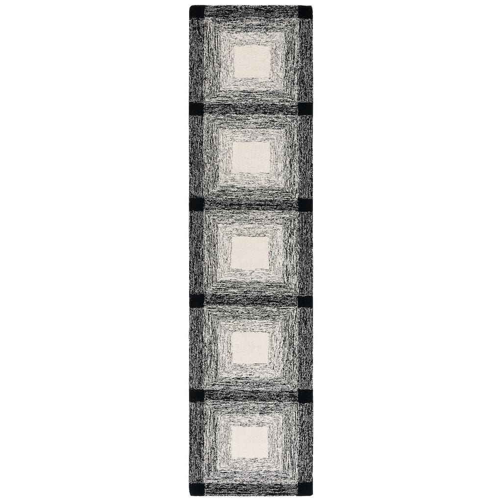SAFAVIEH Handmade Metro Eftimita Modern Geometric Wool Rug