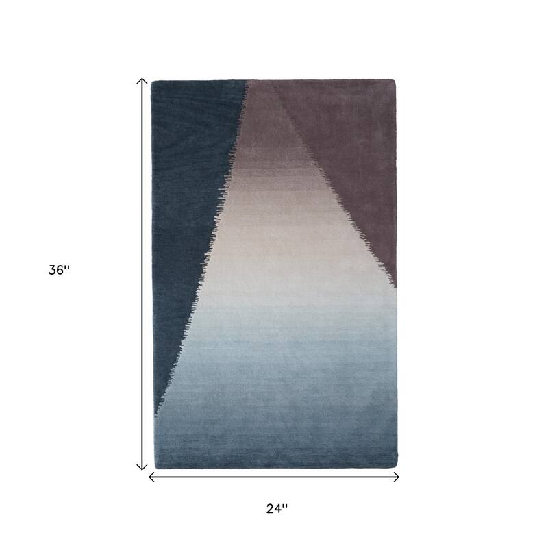 HomeRoots Geometric Casual Rectangle Area Rug
