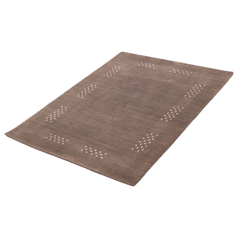 Kashkuli Gabbeh Grey Rug 4'8" x 6'6" - 4'8 x 6'6